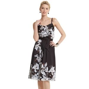 WHBM Lily-Print Blouson Sundress NWT